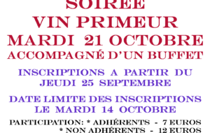Soirée Vin Primeur